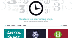 Desktop Screenshot of 3oclock.ca